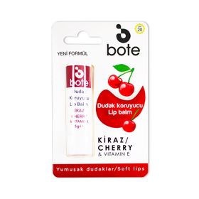 Bote Kiraz Aromalı 5 gr Dudak Koruyucu Lip Balm