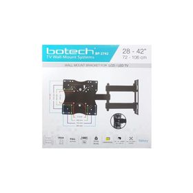 Botech BPT-2742 Siyah 72-106 cm TV Duvar Askısı