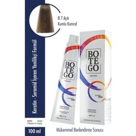 Botego 8.7 Kumlu Açık Kumral 100 ml Saç Boyası