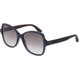 Bottega Veneta BV 0045S 005 56 Mavi Kadın Güneş Gözlüğü