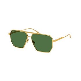 Bottega Veneta BV 1012S 004 60 Erkek Gold Metal Kare Güneş Gözlüğü