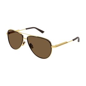 Bottega Veneta BV 1240S 002 59 Altın Unisex Güneş Gözlüğü