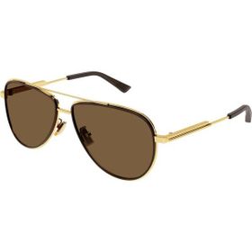 Bottega Veneta BV 1240S 002 59 Altın Unisex Güneş Gözlüğü