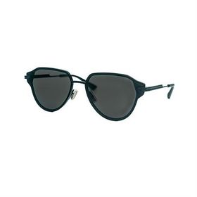 Bottega Veneta BV 1271S 001 63 Unisex Geometrik Siyah Metal Güneş Gözlüğü
