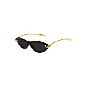 Bottega Veneta BV 1390S 001 56 Cat Eye Siyah Kemik Kadın Güneş Gözlüğü