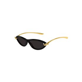 Bottega Veneta BV 1390S 001 56 Cat Eye Siyah Kemik Kadın Güneş Gözlüğü