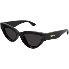 Bottega Veneta BV1249S 001 53 Kadın Cat Eye Siyah Kemik Güneş Gözlüğü