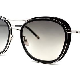 Boucheron 0022S 001 53 Unisex GRİ Köşeli Çerçeve Güneş Gözlüğü