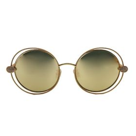 Boucheron 0029S 002 57 Gold Yuvarlak Çerçeve Kadın Güneş Gözlüğü