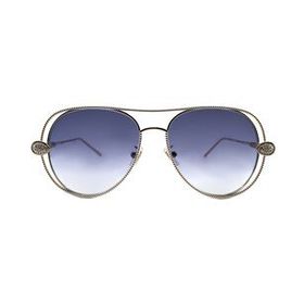 Boucheron 0030S 002 55 Unisex GRİ Damla Çerçeve Güneş Gözlüğü