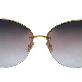 Boucheron 0034S 001 62 Gold Çekik Çerçeve Kadın Güneş Gözlüğü