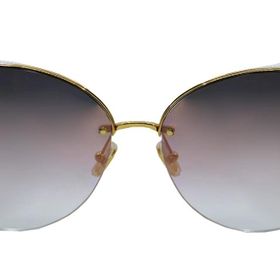 Boucheron 0034S 001 62 Gold Çekik Çerçeve Kadın Güneş Gözlüğü