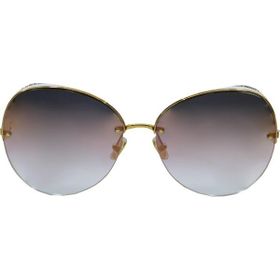 Boucheron 0034S 001 62 Gold Çekik Çerçeve Kadın Güneş Gözlüğü