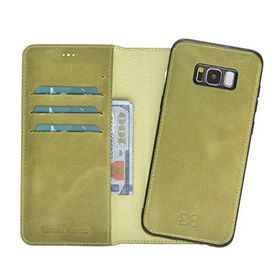 Bouletta 099-001-001-169 Magic Wallet Deri Arka Kapak-samsung S8-cz09 Açık Yeşil Telefon Kılıfı