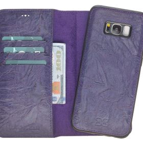 Bouletta 099-001-001-170 Magic Wallet Deri Arka Kapak-samsung S8-b13 Mor Telefon Kılıfı