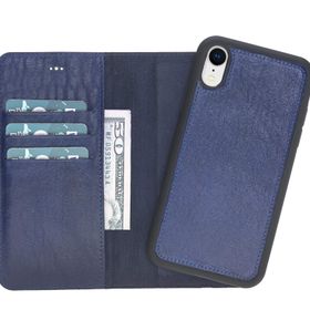 Bouletta 099-002-001-491 Fxc Arka Kapak Hediye Deri iPhone Xr Yeşil Telefon Kılıfı