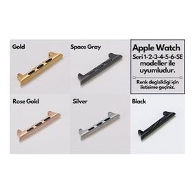 Bouletta 42-44-45 mm G2 Kahverengi Apple Watch Uyumlu Deri Kordon