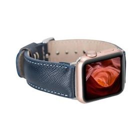 Bouletta 42-44-45 mm G3 Lacivert Apple Watch Uyumlu Deri Kordon