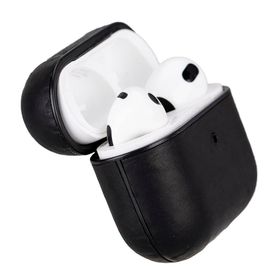 Bouletta AA1 Siyah Juni Apple Airpods 3.Nesil Uyumlu Deri Kılıf