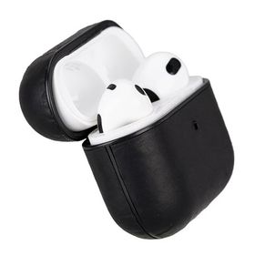 Bouletta AA1 Siyah Juni Apple Airpods 3.Nesil Uyumlu Deri Kılıf