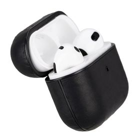 Bouletta AA1 Siyah Juni Apple Airpods 3.Nesil Uyumlu Deri Kılıf