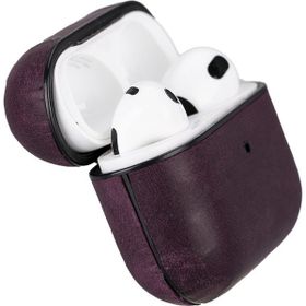 Bouletta AA7 Mor Jupp Apple Airpods 3.Nesil Uyumlu Deri Kılıf