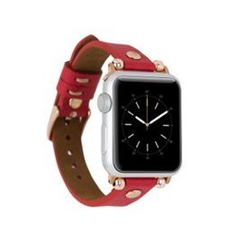 Bouletta Apple Watch 38-40 mm Kırmızı Deri Kordon