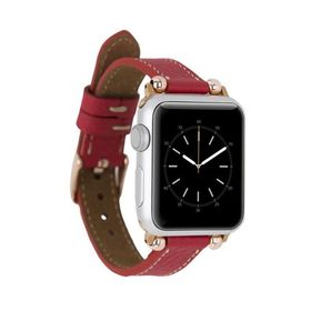Bouletta Apple Watch 38-40 mm Kırmızı Deri Kordon