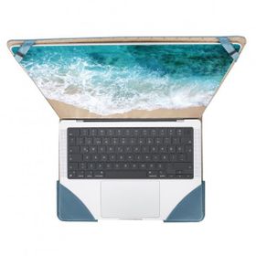 Bouletta BRN4EF Mavl Siyah Chester Deri 13-14 inç Macbook Kılıfı