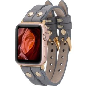 Bouletta Ely Double Tour GT RST9 Apple Watch Uyumlu Deri Kordon