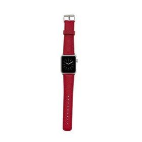 Bouletta ERC2 42-44-45 mm Kırmızı Apple Watch Uyumlu Deri Kordon