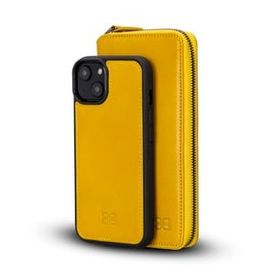 Bouletta F10 Apple iPhone 14 Uyumlu Deri Zip Kılıf