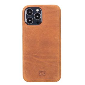 Bouletta F360 G19 Apple iPhone 13 Pro Max Uyumlu Deri Arka Kapak
