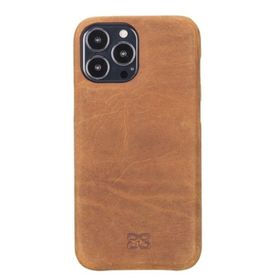 Bouletta F360 G19 Apple iPhone 13 Pro Max Uyumlu Deri Arka Kapak
