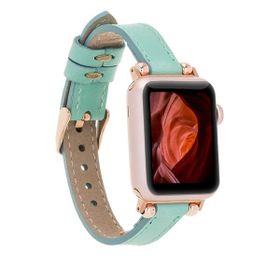Bouletta FERRO BRN7 42-44-45 mm Apple Watch Uyumlu Deri Kordon