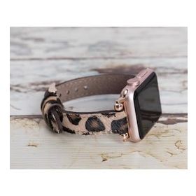 Bouletta FERRO LEO1N 38-40-41 mm Apple Watch Uyumlu Deri Kordon