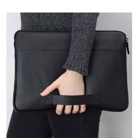 Bouletta FL01 Siyah Awe Deri Tablet/Bilgisayar 15inç El Çantası