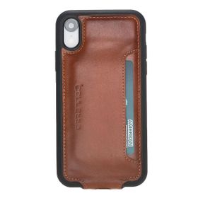 Bouletta FLCC RST2EF Siyah Apple iPhone XR Uyumlu Deri Kapaklı Kılıf