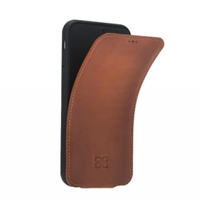 Bouletta FLCC RST2EF Siyah Apple iPhone XR Uyumlu Deri Kapaklı Kılıf