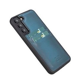 Bouletta FXCP BRN4 Samsung Galaxy S22 Plus Deri Mavi Cep Telefonu Arka Kapak