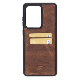 Bouletta FXCP G2 Samsung Galaxy S20 Ultra Uyumlu Deri Taba Cep Telefonu Arka Kapak