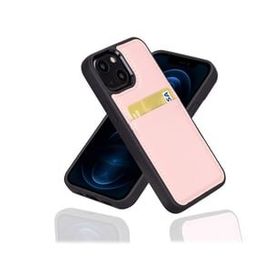 Bouletta FXCP NU2 Apple iPhone 13 Mini Deri Pembe Cep Telefonu Arka Kapak