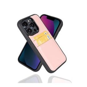 Bouletta FXCP NU2 Apple iPhone 14 Pro Deri Pembe Cep Telefonu Arka Kapak