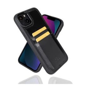 Bouletta FXCP RST1 Apple iPhone 14 Plus Deri Siyah Cep Telefonu Arka Kapak