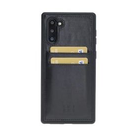 Bouletta FXCP RST1 Samsung Galaxy Note 10 Uyumlu Deri Siyah Cep Telefonu Arka Kapak