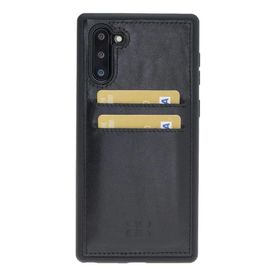 Bouletta FXCP RST1 Samsung Galaxy Note 10 Uyumlu Deri Siyah Cep Telefonu Arka Kapak