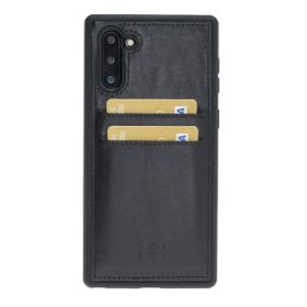 Bouletta FXCP RST1 Samsung Galaxy Note 10 Uyumlu Deri Siyah Cep Telefonu Arka Kapak