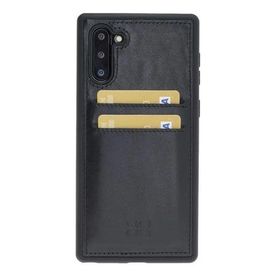 Bouletta FXCP RST1 Samsung Galaxy Note 10 Uyumlu Deri Siyah Cep Telefonu Arka Kapak