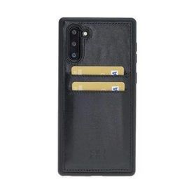 Bouletta FXCP RST1 Samsung Galaxy Note 10 Uyumlu Deri Siyah Cep Telefonu Arka Kapak