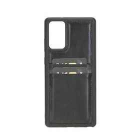 Bouletta FXCP RST1 Samsung Galaxy Note 20 Uyumlu Deri Siyah Cep Telefonu Arka Kapak